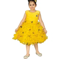 Nickys Disegno Girls Yellow Dresses-57
