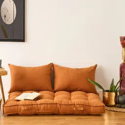 SKANDA FAB Brown Rectangle Shaped Pure Cotton Pre-FilledCushions-35
