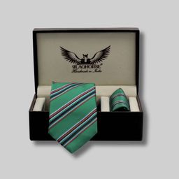 BLAQHORSE Men Striped Broad Tie-image-31