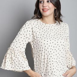 SZN Floral Print Bell Sleeve Top-image-95