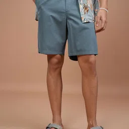 HIGHLANDER Men Solid Regular Fit Shorts-image-53
