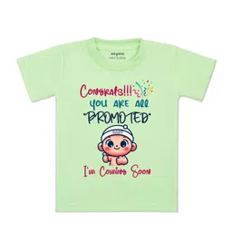 Arvesa Kids Typography Printed Applique T-shirt-image-34