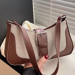 LULU & SKY Textured PU Bucket Hobo Bag with Tasselled-51