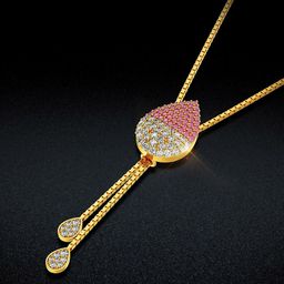 Joyalukkas Ethereal Dewdrop Beauty Gold Necklace-image-55