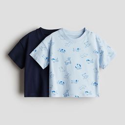 H&M 2-Pack Cotton T-shirts-image-59