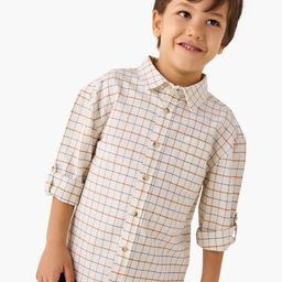 Juniors by Babyshop Boys Checked Casual Shirt-image-53