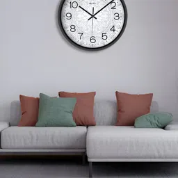 OLIVE TREE Black & White Printed Contemporary Wall Clock-image-22