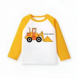 LULU & SKY Boys Typography Printed Applique T-shirt-picture-39