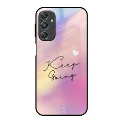 QRIOH Keep Going Printed Sleek & Lightweight Silicone Samsung Galaxy M34 5G Back Case-picture-15