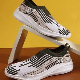 Killer Men Striped Slip-On Sneakers-image-46