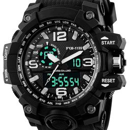 Otage Men Patterned Dial & Wrap Around Straps Analogue and Digital Watch Otg 1155 Wht-12