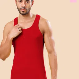Friskers Pack Of 2 Cotton Round Neck Gym Vest R-03-10-picture-43