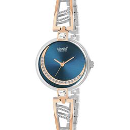 Ajanta Quartz Women Brass Dial & Bracelet Style Straps Analogue Watch AWC121ESL -01-38
