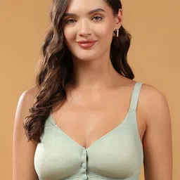 BRACHY Women Solid Full Coverage Removable Padding Non-Wired Regular Maternity Bra-18