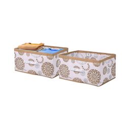 Aura White Set of 2 Regular Drawer Organiser Organisers-57