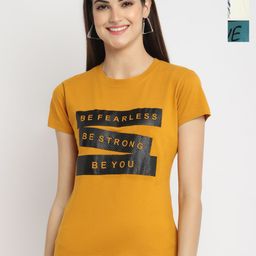 Dreambe Women Typography Printed T-shirt-picture-26