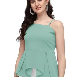 GADHESARIYA Off-Shoulder Peplum Top-image-60