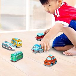PIPALIYA Kids Pack Of 6 Die Cast Pull Back Action Metal Car-11