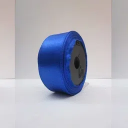 raga plus Satin Ribbon For Decoration,Gift-Wrapping, Multi Purpose Use Blue Satin Ribbon-picture-4