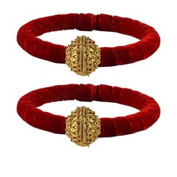 Vidhya Kangan Red Brass Bangles-image-59