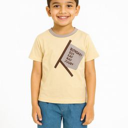 POP STREET KIDS Boys Printed Round Neck T-Shirt With Shorts-36
