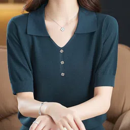 StyleCast Women Peter Pan Collar T-shirt-picture-9