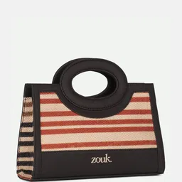 ZOUK Zoe Striped Structured Sling Bag image 2