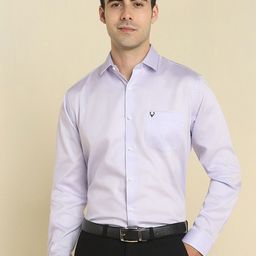 Allen Solly Slim Fit Spread Collar Formal Cotton Shirt-picture-45