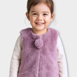 MiArcus Girls Round Neck Sleeveless Shrug-image-98