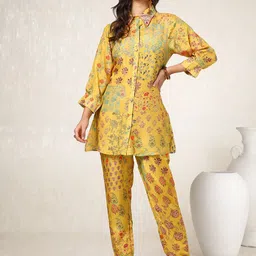 Soch Printed Shirt With Trousers Co-Ords-image-52