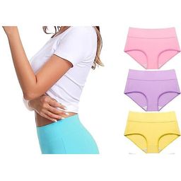 Diving Deep Women Pack of 3 Cotton Assorted Hipster Briefs-image-66