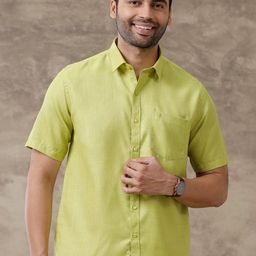 Ramraj Men Solid Half Sleeve Shirt-picture-44