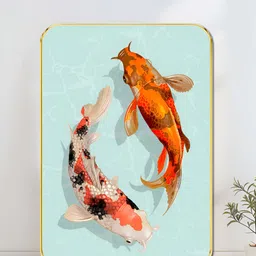 Myntra Elegant Homes Blue & Red 1 Piece Wood Birds and Animals Wall Paintings-image-88