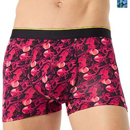 bummer Men's Pack Of 2 Underwear Mircomodal Printed Trunks TRGTICE02S-16