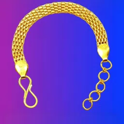 Dynamic Retail Global Men's Gold Plated Stainless Steel Bracelet-image-94