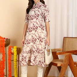 Moda Rapido Women Ethnic Motifs Printed A-line Calf Length Kurta-picture-45