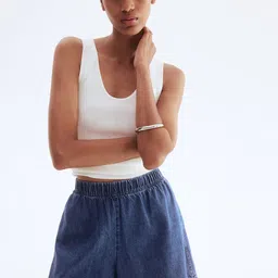 H&M Denim Pull-On Shorts-picture-45
