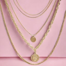 fabula Gold-Plated Layered Necklace-image-89
