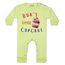 Arvesa Bua Little Cupcake Printed Baby Bodysuit-29