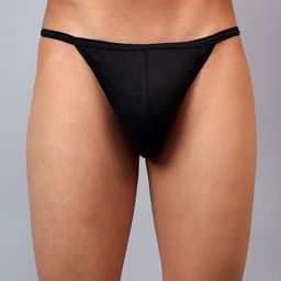 La Intimo Low-Rise G-String Thongs Briefs LXMUGS02BK-53