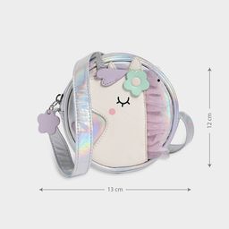MiArcus Printed Structured Sling Bag with Applique image 2