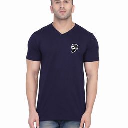 BEYOU FASHION V-Neck Applique Slim Fit T-shirt-picture-24