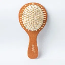 Beutifly Wooden Round Hair Brush For Detangling Hair-43