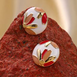 SOHI Contemporary Hoop Earrings-12