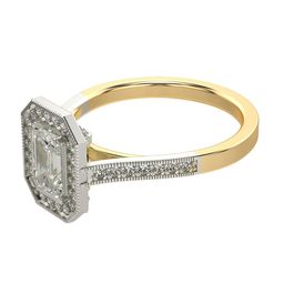 VALANOVA Women 18 Kt 925 Sterling Silver Lab Grown 1.23 CT Diamond Ring 2.72 gm-image-41