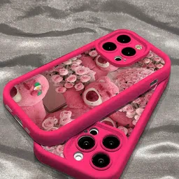 CASE CREATION Floral Printed iPhone 16 Pro Bumper Case Mobile Accessories-image-87