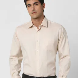 Van Heusen Textured Opaque Pure Cotton Formal Shirt-image-28