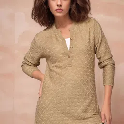 all about you Women Self Design Argyle Woollen Cardigan-picture-17