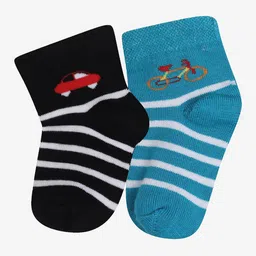 Bodycare Pack Of 2 Boys Patterned Ankle Length Socks-image-73