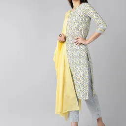 Anouk Rustic Women Ethnic Motifs Printed Kurta with Trousers & Dupatta image 2